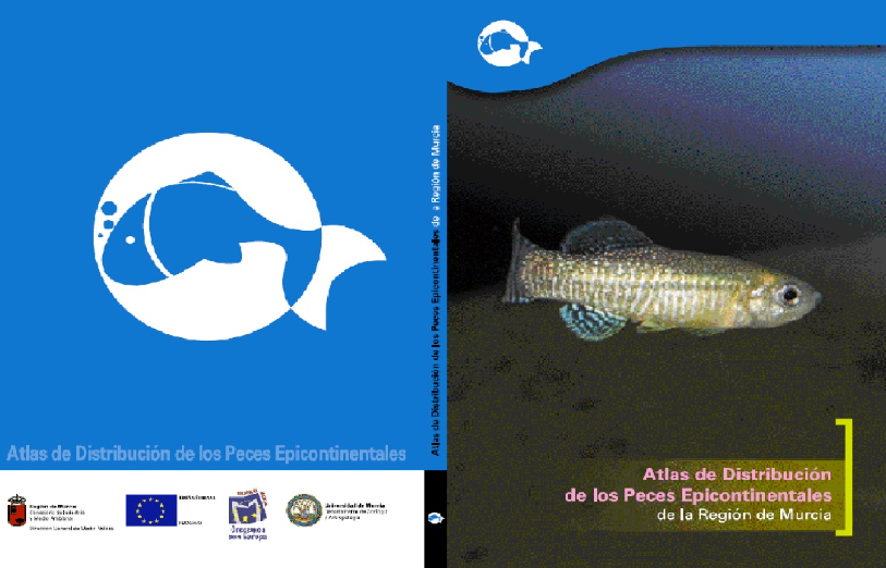 Cartel con enlace al documento del Atlas de Distribución de los Peces Epicontinentales